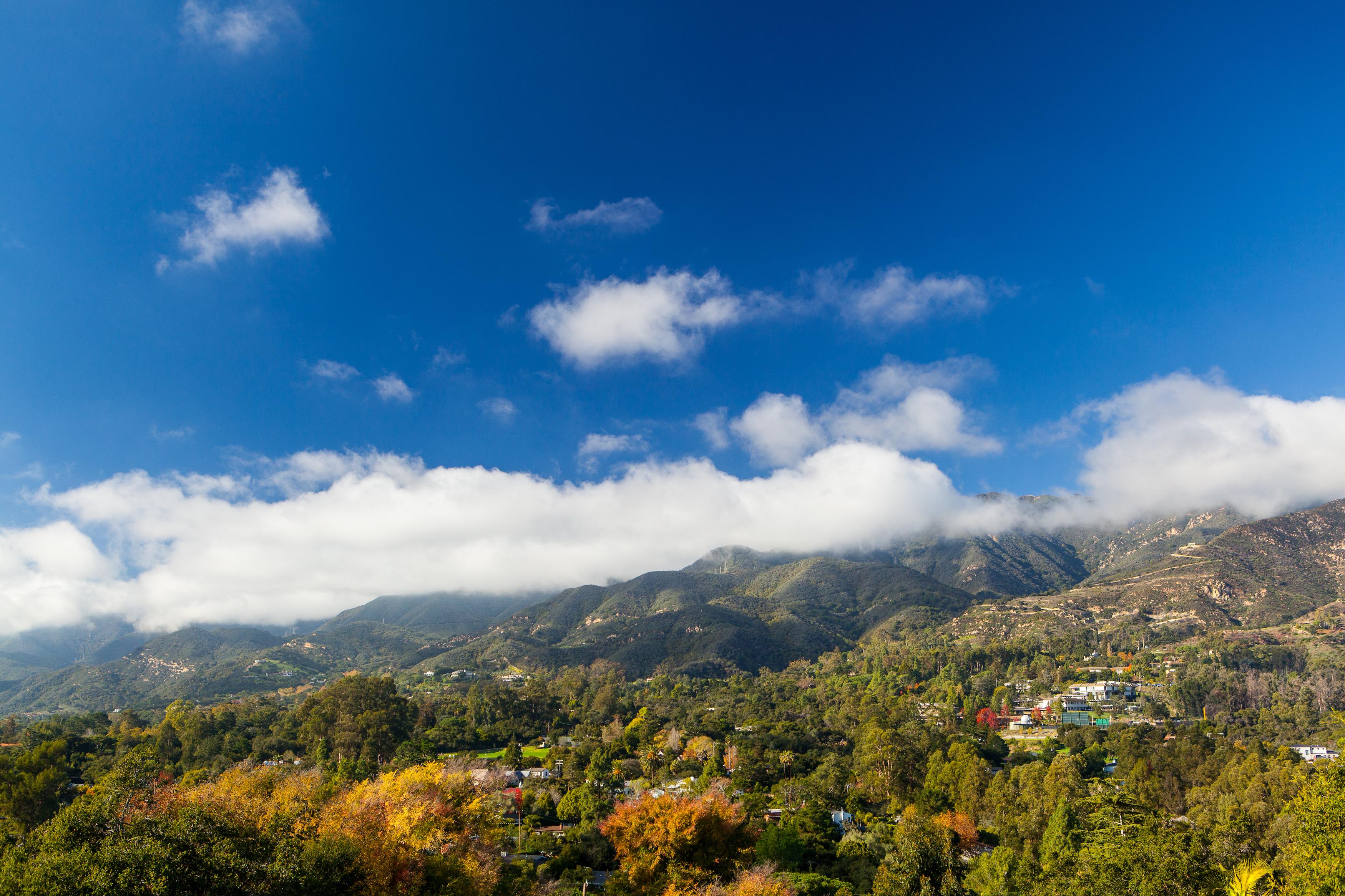 westmont campus aerial hillside